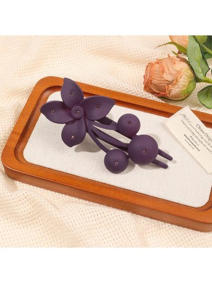 Beau - Floral Hair Clips Fashionable