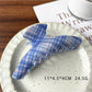 Beau - Glossy Plaid Acetate Hair Claw Clip