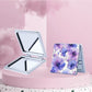 Mirroray - Floral Print Foldable Compact Makeup Mirror
