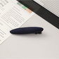 Beau - Solid Color Polyester Oval Hair Clip