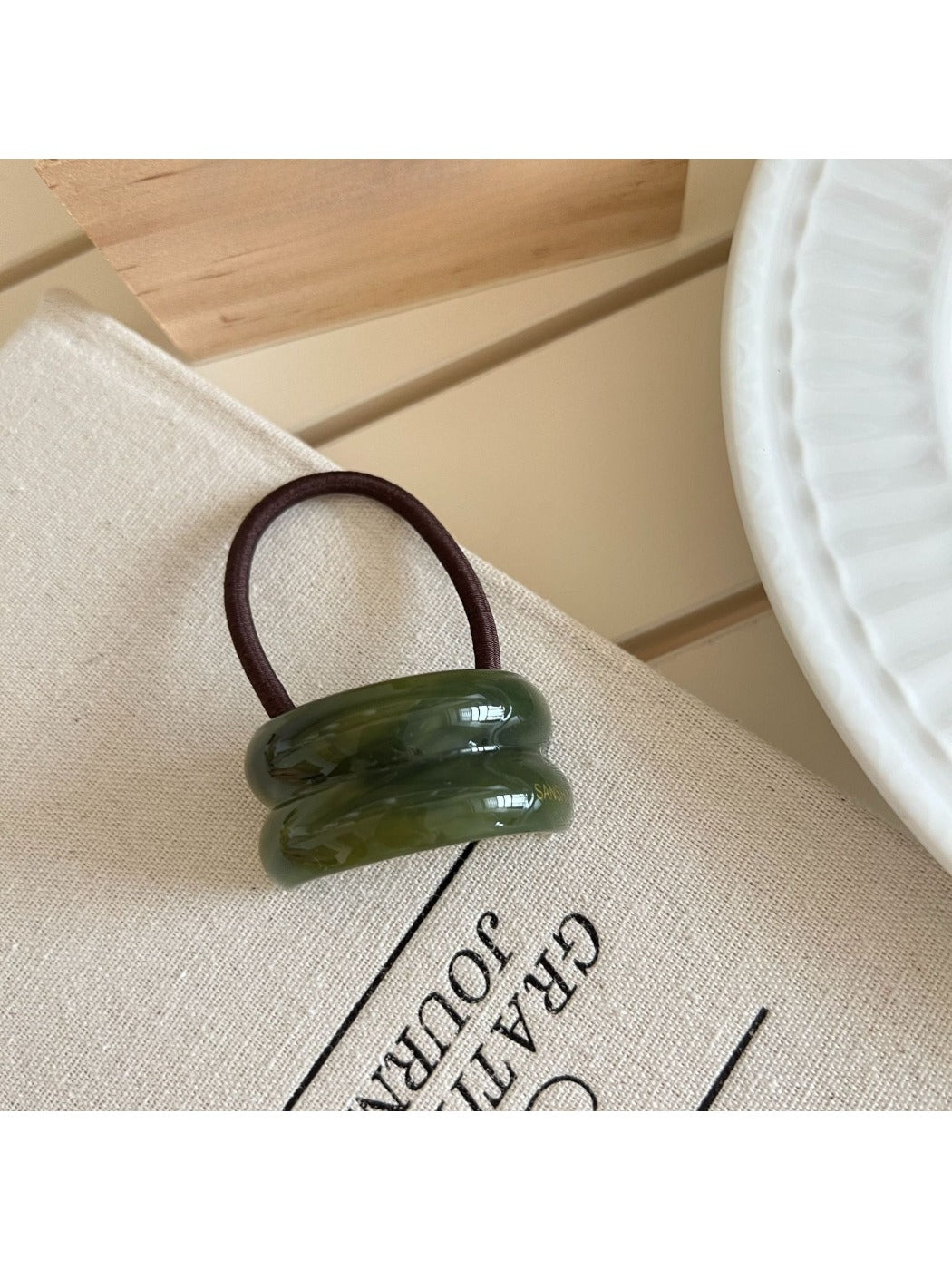 Gifty - Vintage Double Layer Curved Hair Tie
