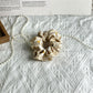 Gifty - Daisy Gingham Bow Style Fabric Scrunchie