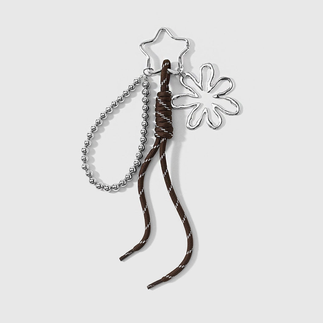 Keypus - Simple Style Openwork Floral Keychain