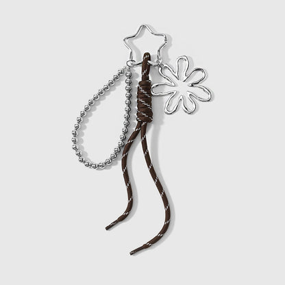 Keypus - Simple Style Openwork Floral Keychain