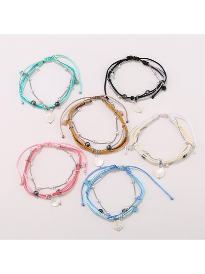 Lovra - Bohemian Beaded Pendant Wrap Bracelet