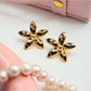 Earedge - Minimalist Floral Leopard Earrings