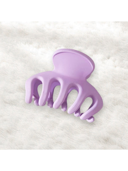 Beau - Matte Plastic Pumpkin Design Claw Clip