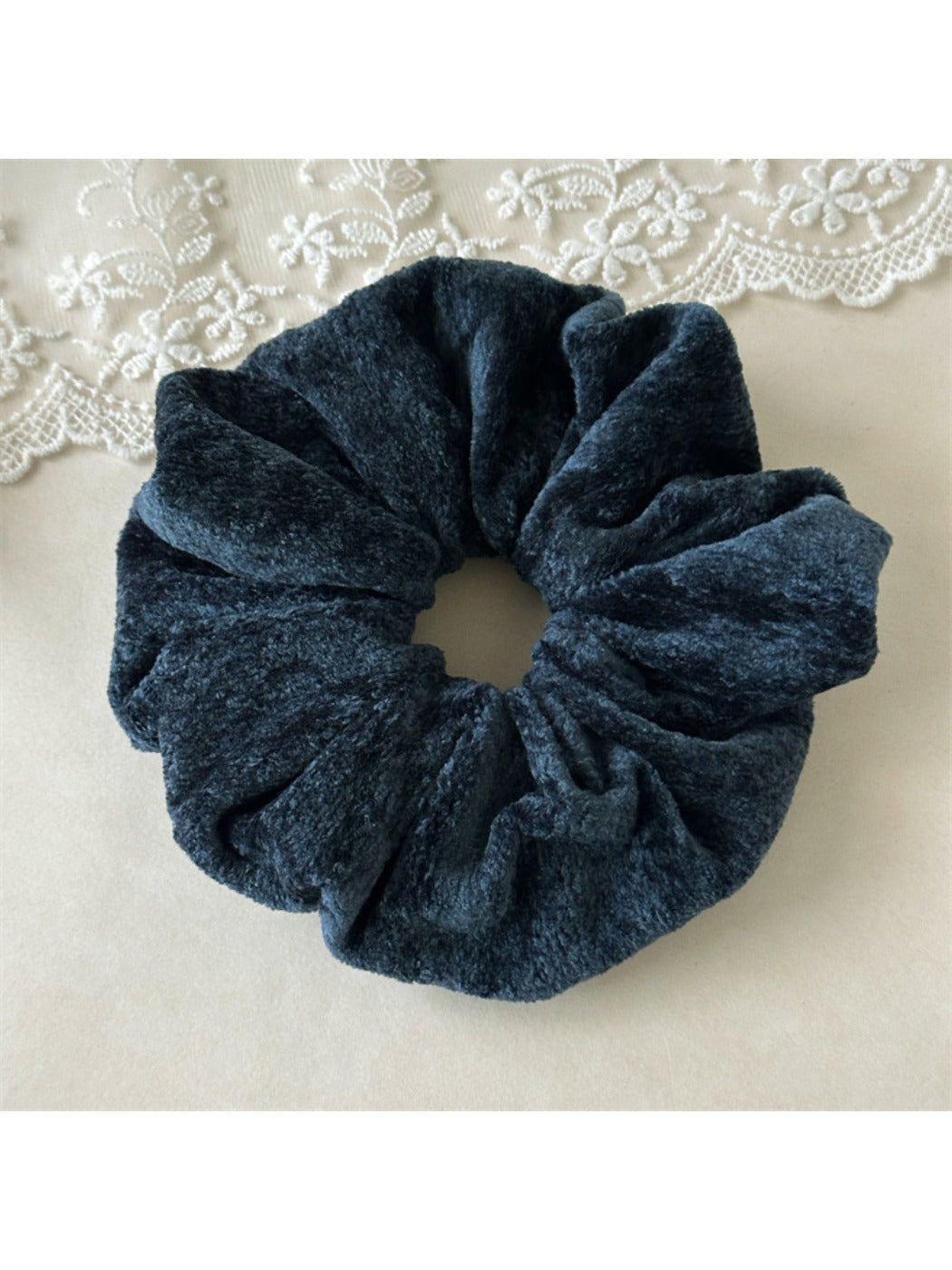 Gifty - Solid Color Plush Hair Ties