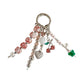 Keypus - Sweet Beaded Cherry Keyring Bag Charm Keychain