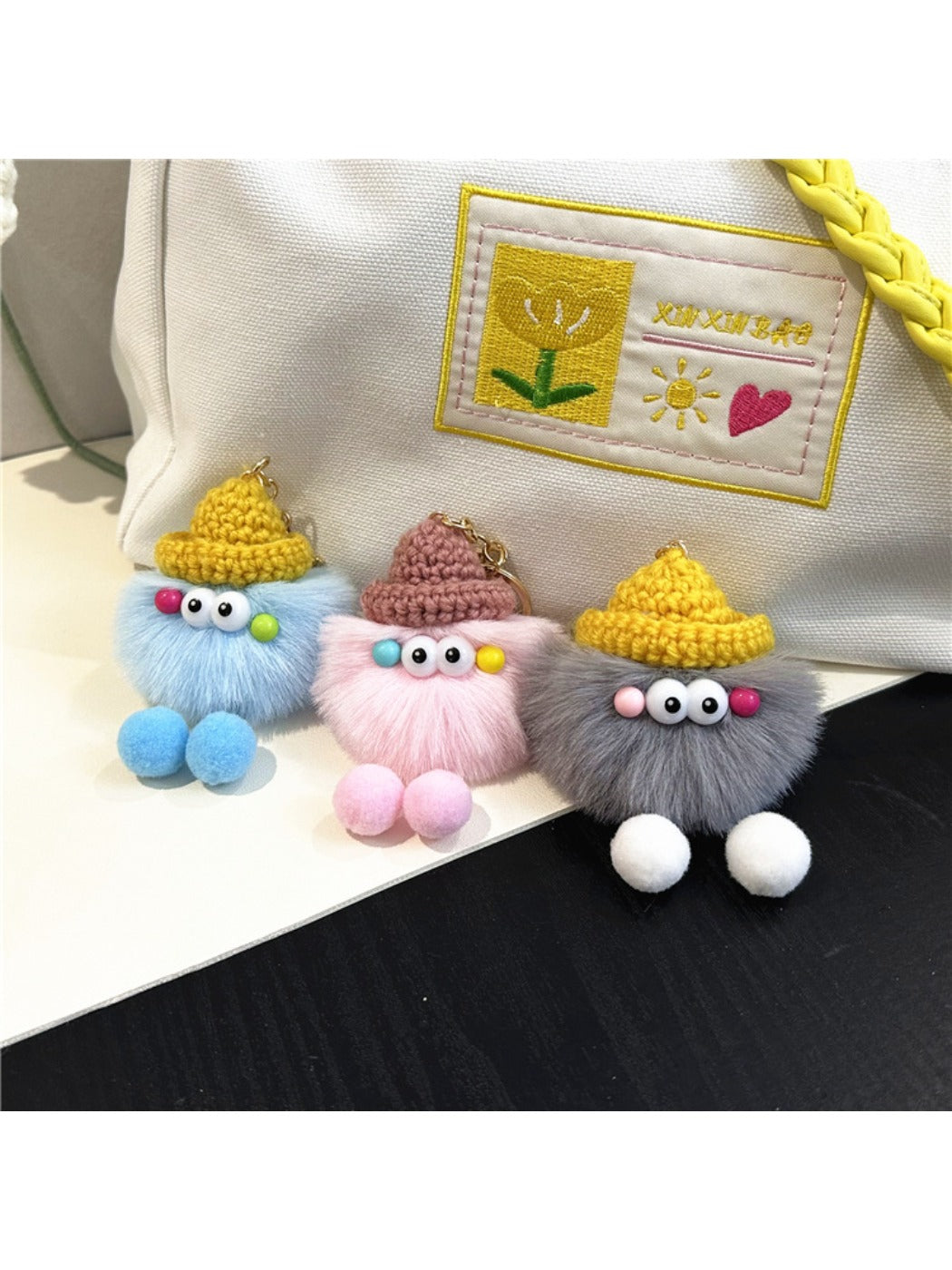 Keypus - Cute Quirky Soot Sprite Keychain
