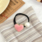 Gifty - Pink Alloy Hair Ties High Elastic Ponytail Holder
