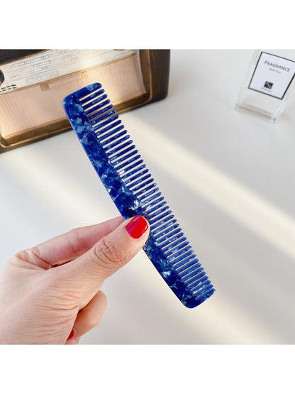 Camerow - Vintage Marble Hair Comb Stylish Acetate