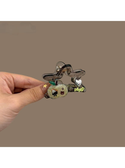 Beau - Sweet Apple Shape PC Decorative Claw Clip