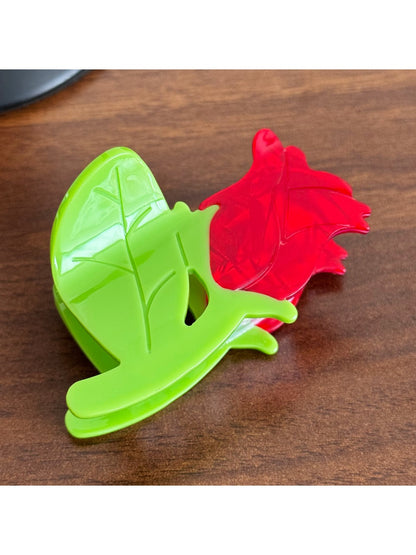 Beau - Cute Strawberry Rose Hair Clips Mini