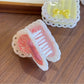 Beau - Acetic Acid Bowknot Heart-shaped Hairpin