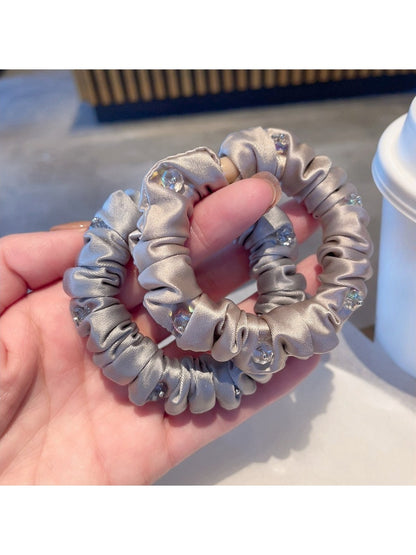 Gifty - Crinkle Textured Solid Color Hair Scrunchies