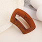 Beau - Brown Trendy Square Hair Clip