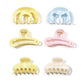Beau - Glossy Marbled Pattern Hair Claw Clip