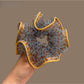 Gifty - Ruffled Leopard Print Mesh Look Hair Scrunchie