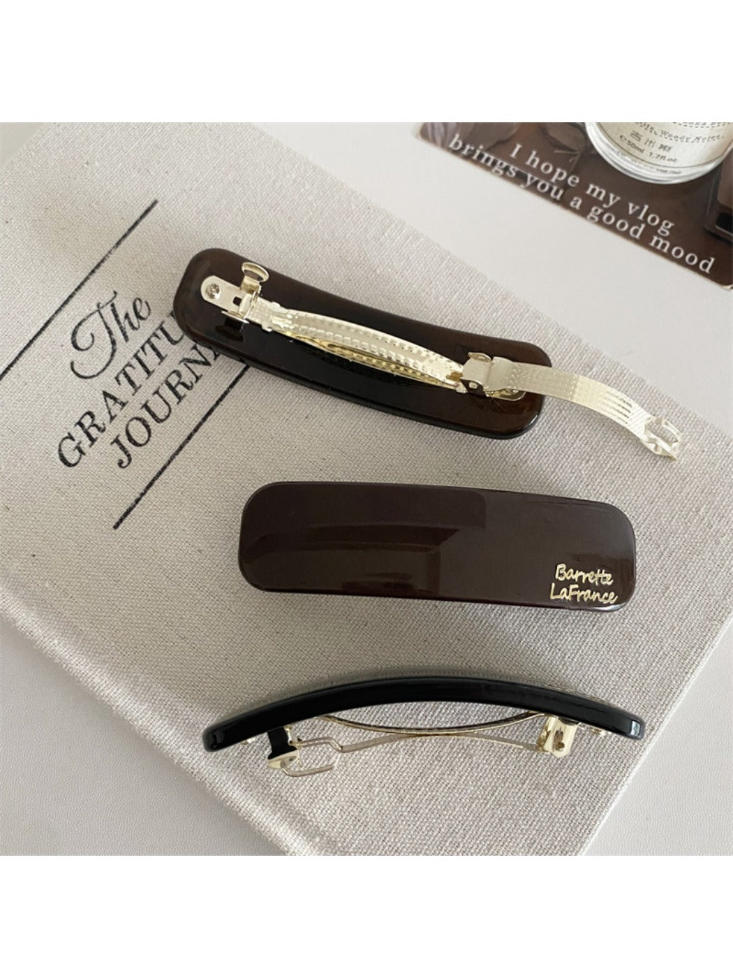 Beau - Rectangular Vintage Style Hair Clip