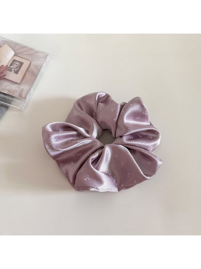 Gifty - Small Floral Satin Scrunchie