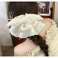 Gifty - Sweet Embroidered Lace Oversized Scrunchie