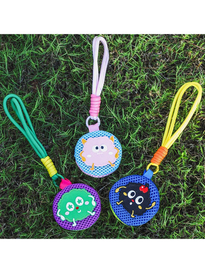 Keypus - Cartoon Color Block Lanyard Keychain