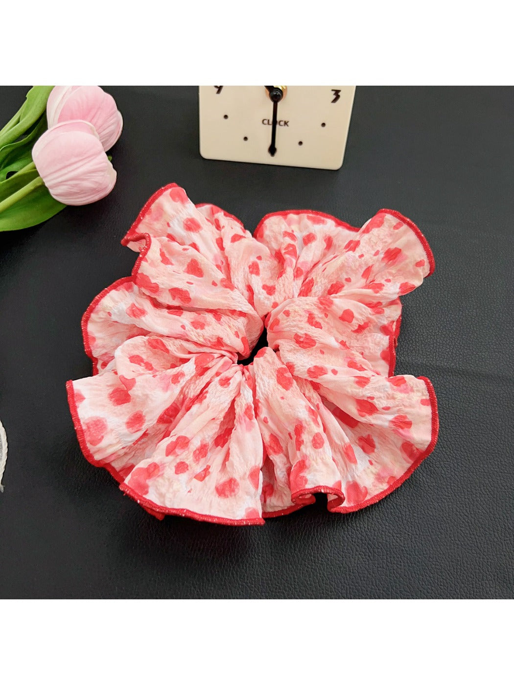 Scrunchie styled on a wrist as a fashion accessory