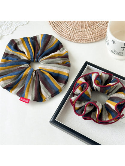 Gifty - Brown Striped Hair Ties