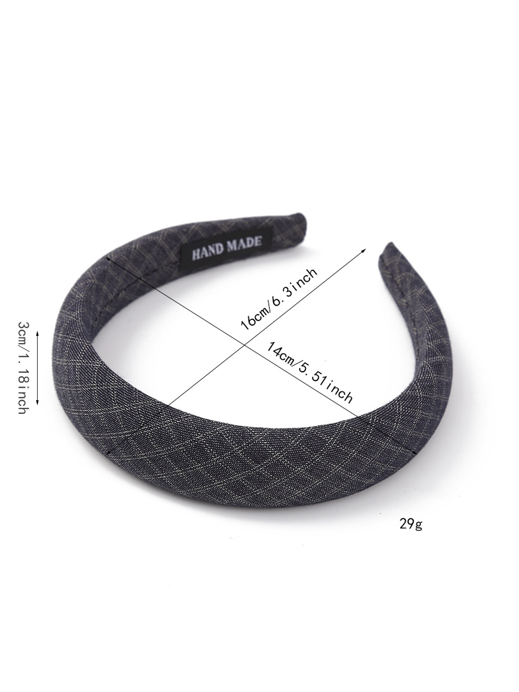 Gifty - Geometric Striped Ring Style Fabric Headband
