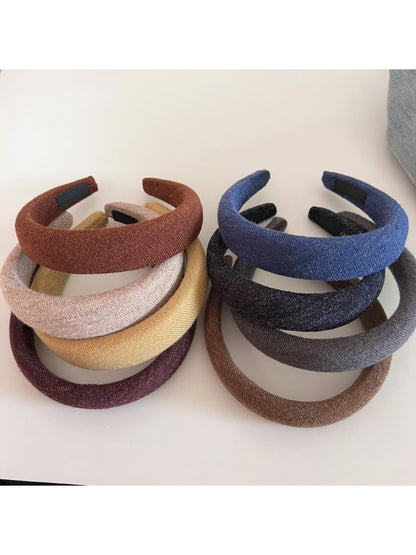 Gifty - Retro Solid Color Hair Hoop