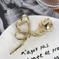 Beau - Cool Toned Geometric Line Elegant Claw Clip