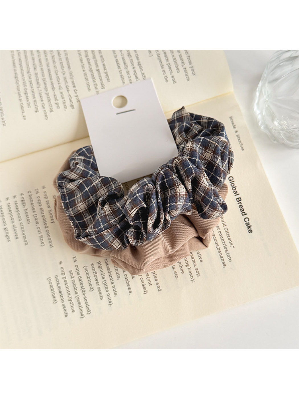 Gifty - Vintage Plaid Sweet Style Hair Scrunchie