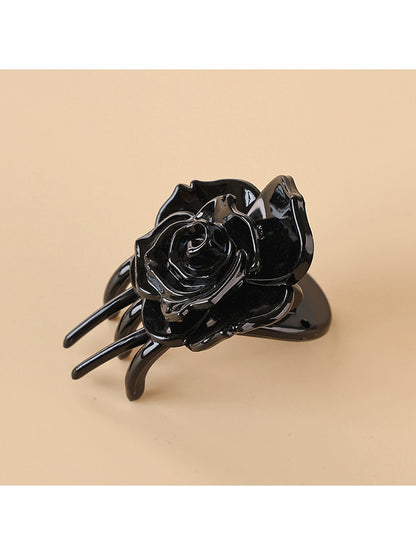 Beau - Rose Shape Plastic Hair Clip