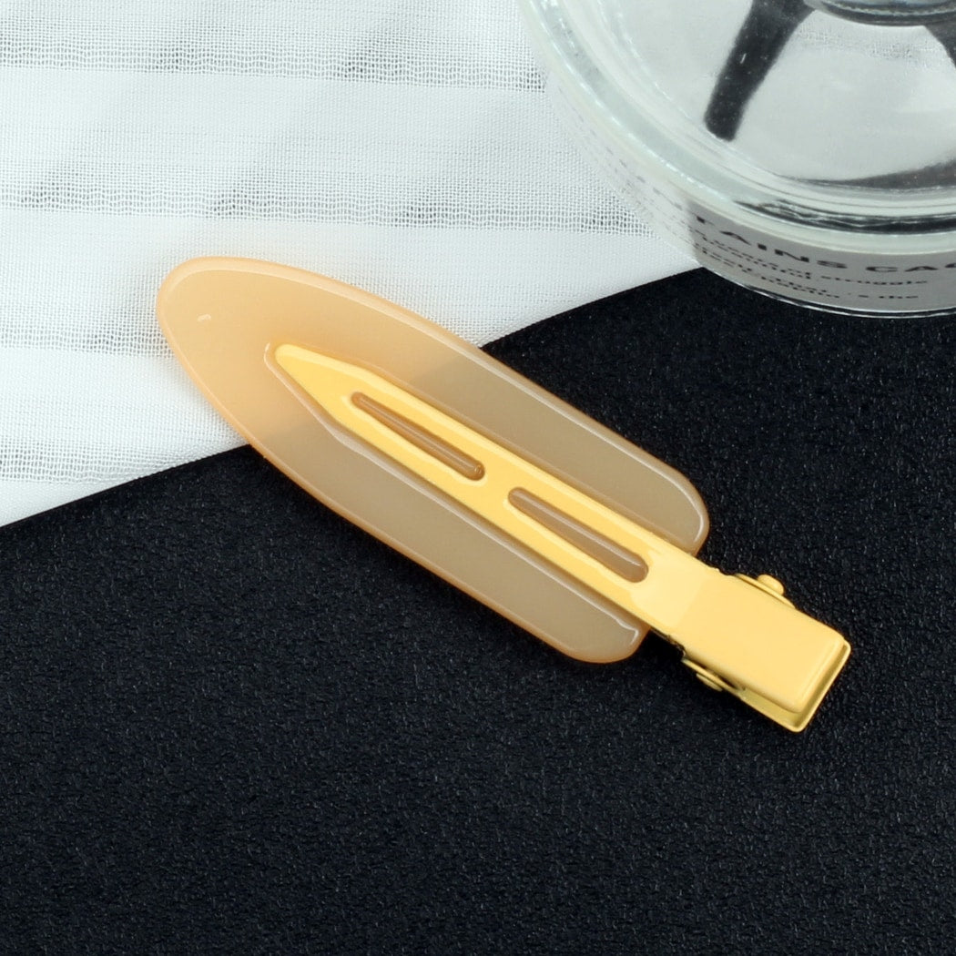 Beau - Solid Color Jelly Color Creaseless Hair Clip