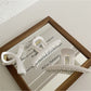 Beau - Elegant White Hair Claw Clip