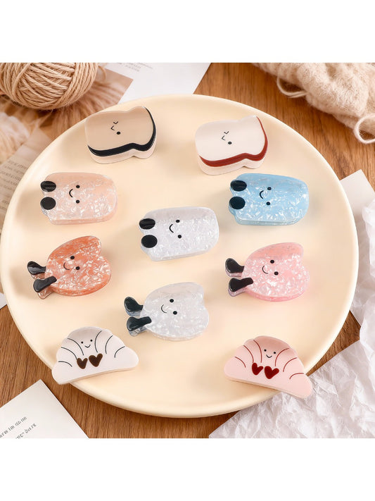 Beau - Cute Bread Shaped Hair Claw Clip