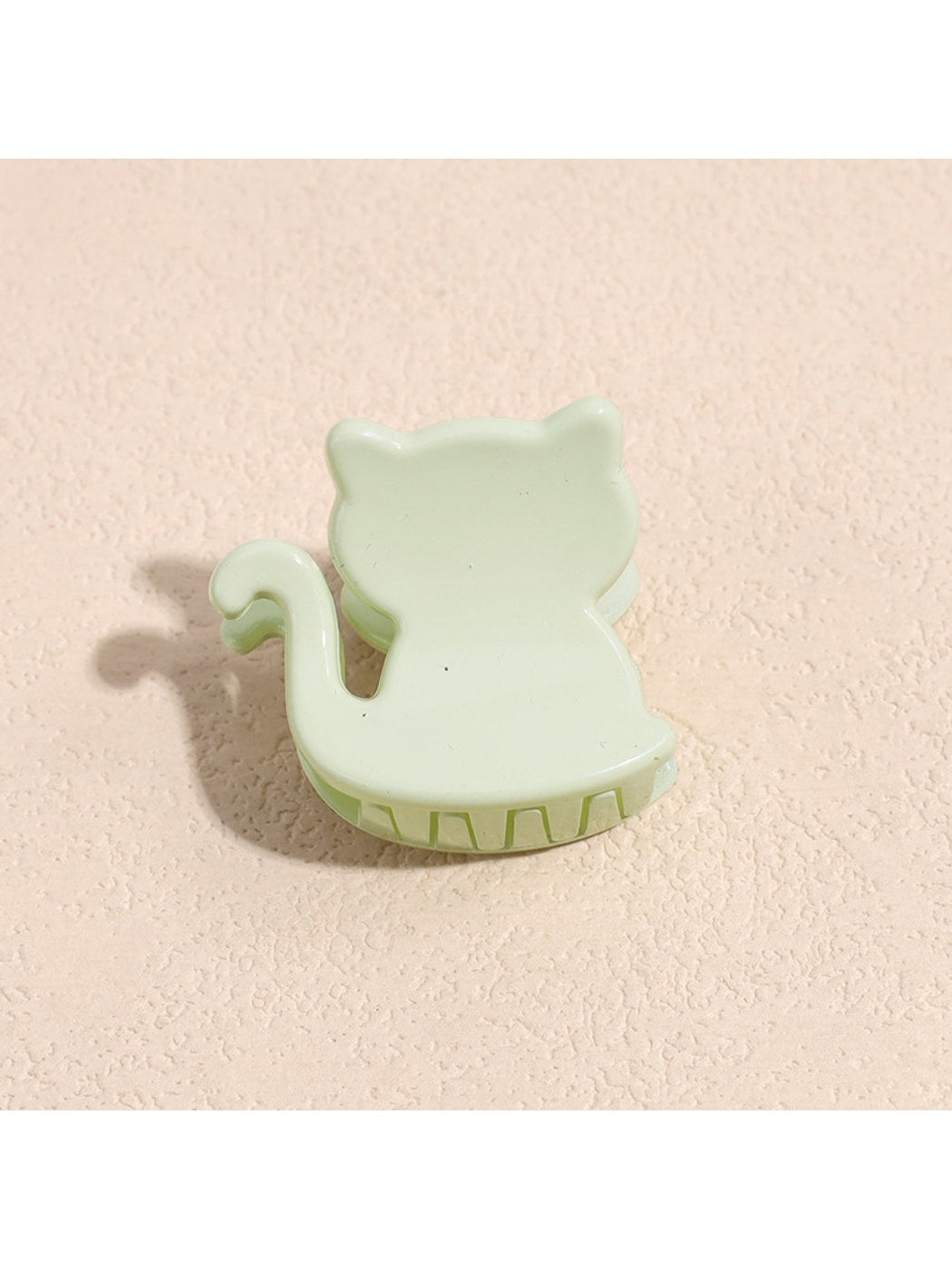 Beau - Glossy Cat Shape Acrylic Alloy Claw Clip