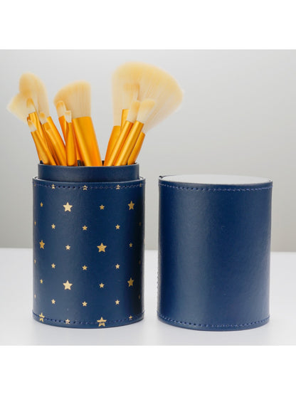 Smoosh - 12 Piece Blue Makeup Brush Set