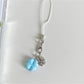 Keypus - Beaded Four Leaf Clover Alloy Keychain