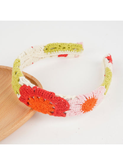 Gifty - Colorful Flower Wide Headband