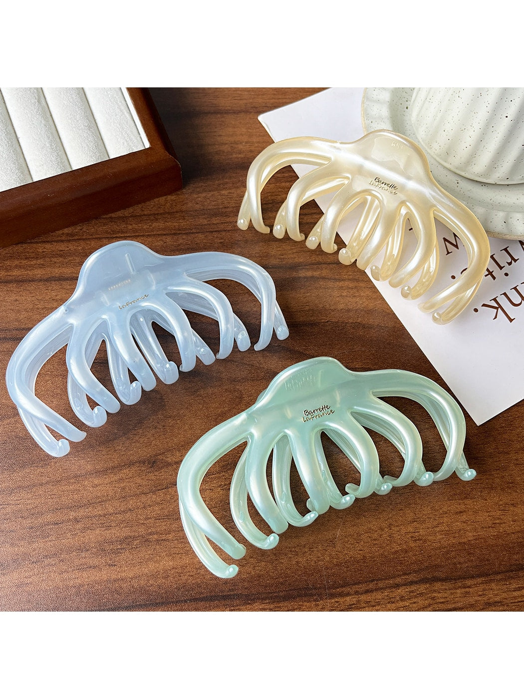Beau - Modern Minimalist Geometric Plastic Claw Clip