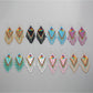Earedge - Floral Tassel Drop Earrings