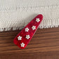 Beau - Pastel Floral Accent Triangle Side Barrette