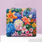 Mirroray - Lily Print PU Cover Folding Makeup Mirror