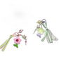 Keypus - Double-Sided Flower Beaded Keychain Charm