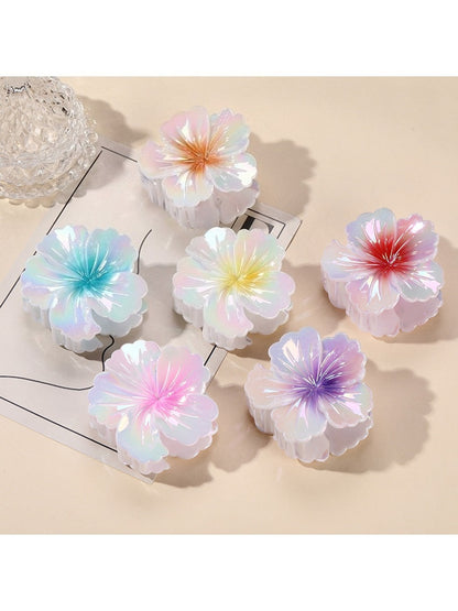 Beau - Gradient Floral Plastic Hair Claw Clip