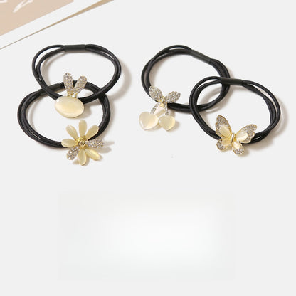 Gifty - Decorative Butterfly Motif Alloy Hair Tie