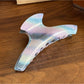 Beau - Fashionable Striped Hair Claw Clip