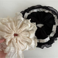 Gifty - Ruffled Lace Trim Vintage Style Scrunchie
